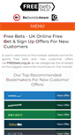 Mobile Screenshot of freebets.org.uk
