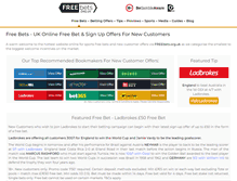 Tablet Screenshot of freebets.org.uk